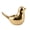 Gold Wilted bird, variant on lanema Bird Figurine Votive Candle Holders, Ceramic Tealight Stand Decors for Dining Tables, Shelves, Mantels, and Event Styling Scene