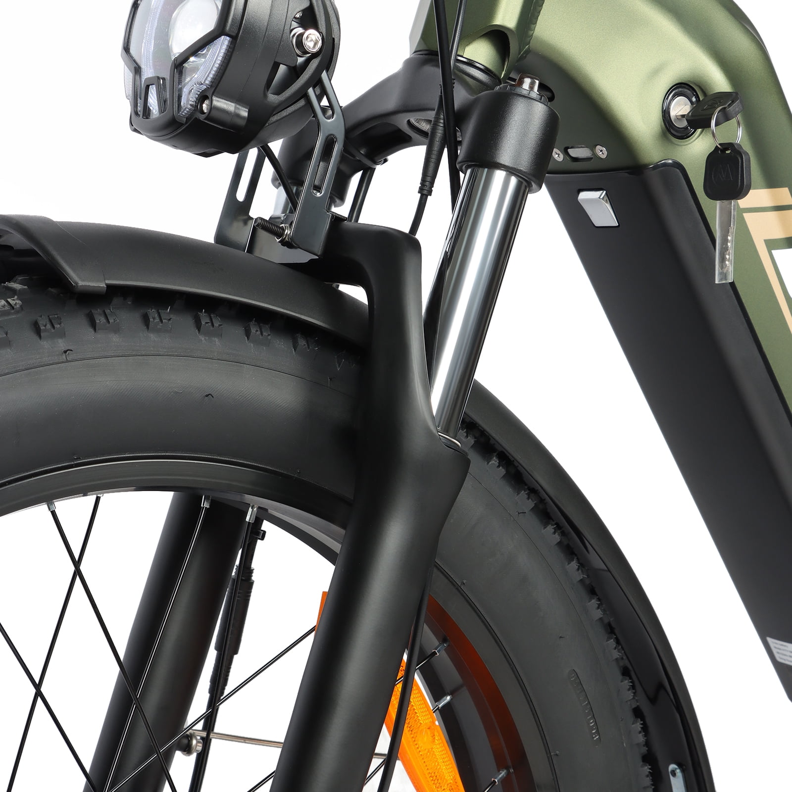1000W 1000W Adult Dual Motor Mountain Bike, 48V20Ah Battery, 32 mph Electric Bike, 24 Inch Fat Tire Electric Bike, 7 Speed Hydraulic Disc Brake Electric Bike UL2849
