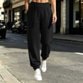 thumbnail image 2 of Sweatpants for Women High Waist Loose Joggers Drawstring Soft Lounge Pants With Pockets Casual Athletic Daily Pants, 2 of 10