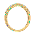thumbnail image 2 of 0.15 Carat Diamond Wedding Band Ring in 14K Yellow Gold(Ring Size 4.25) (SI1-SI2 Clarity), 2 of 4