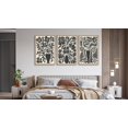 thumbnail image 4 of Hieng Wall Art Canvas Set Abstract Lines Pictures Modern Mid Century Boho Wall Decor Minimalist Abstract Black Stroke Lines Canvas Painting Artwork Living Room Bedroom Unframed, 4 of 6