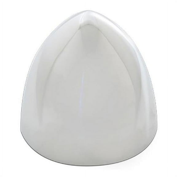 Chrome Plated Bolt-On Bullet Cap, 3 x 2-3/4 Inch