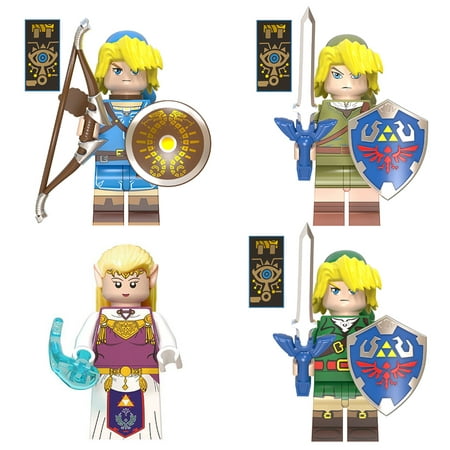 The Legend of Zelda Minifigures Building Blocks Toys,1.77 inch Cartoon Game Action Figures Building Kits Suitable for Kids Adult Collectors' Gifts