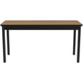 thumbnail image 3 of Correll 24"W x 72"D Deluxe High Pressure Lab Table in Medium Oak, 3 of 6