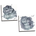 thumbnail image 1 of Gango Home Decor Casual Watercolor Wanderlust Adventure I & II by Laura Marshall (Ready to Hang); Two 12x12in Hand-Stretched Canvases, 1 of 5