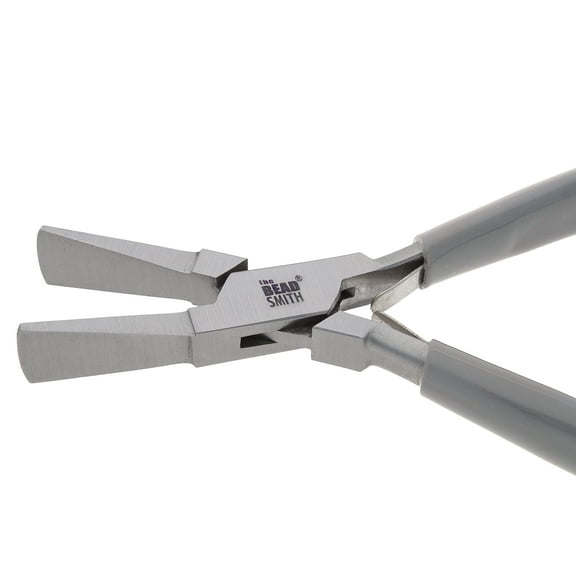 The Beadsmith Duck-Bill Pliers to Flatten or Loop Metal Wire and Sheets, Jewelry Making Supplies