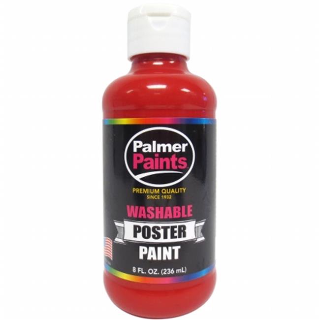 Washable Poster Paint 8oz., Red