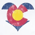 thumbnail image 2 of CafePress - Vintage Colorado State Flag Heart Body Suit - Baby Light Bodysuit, Size Newborn - 24 Months, 2 of 4
