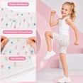 thumbnail image 3 of Hbhpov Girl’s Solid Color Biking Shorts Boyshort Panties for Toddlers 6 Pack, Size 2-14, 3 of 7