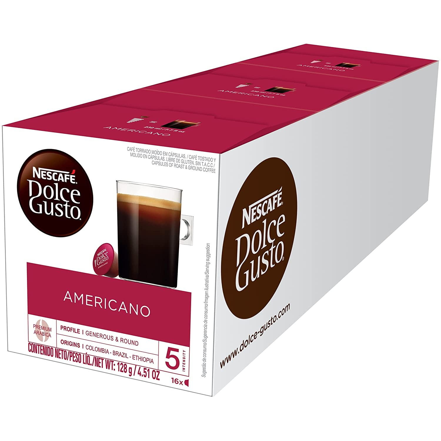 Nescafé Dolce Gusto Cappuccino - 48 capsules (Lot de 3X16) : :  Cuisine et Maison