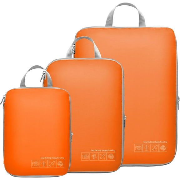 Compression Packing Cubes for Travel Women - Travel Bags Luggage Organizers Travel Essentials Compression Cubes for Travel Carry on Suitcases