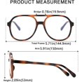thumbnail image 4 of aisswzber Plastic avitor Blue Light Blocking Glasses, 4 of 7