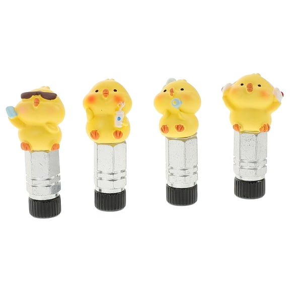 Tire Valve Core Decoration Prank Stem Caps Pencil Covers Car