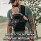 thumbnail image 3 of WOLF TACTICAL Portabebés y portabebés para hombres - Portabebés para papá Portabebés militar para hombres para bebés y niños pequeños, 3 of 5
