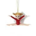 thumbnail image 2 of Kurt Adler Blue and Red Gymnast Girl Christmas Ornaments 4.25", 2 of 5