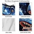 thumbnail image 4 of luoweisi Men's Beach Shorts Quick Dry Swim Trunks with Mesh Lining Cartoon Dinosaur M, 4 of 5