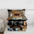 thumbnail image 5 of Erosebridal Retro Camper Kids Twin Comforter Sets,Happy Camping Initial Letter M Theme Bedding Set For Boys Men,Reversible black,2-Piece, 5 of 7