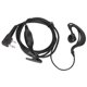 thumbnail image 3 of Auriculares Walkie Talkie Auricular de Radio bidireccional en Forma de G Multifuncional PVC+PU Durable para IC-F26, 3 of 8