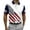 White, variant on USA 250Th Anniversary Shirt Men's Short Sleeve Polo Shirt Stars and Stripes Print Button Front Casual Top Independence Day Patriotic Style Breathable White L