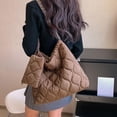 thumbnail image 3 of Kukuzhu Quilted Tote Bag for Women Puffer Bag Quilted Hobo Bag Lightweight Quilted Padding Shoulder Bag Puffy Nylon, 3 of 6