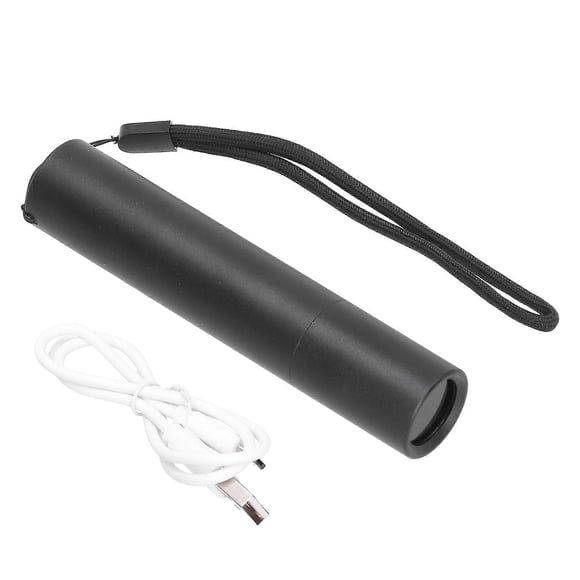 365nm LED Ultraviolet Torch Fluorescent Purple Light USB Input Output Rechargeable UV Light Ringworm Inspection Flashlight