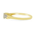 thumbnail image 4 of 14k Yellow Gold Round Opal And Diamond Ring, 4 of 6