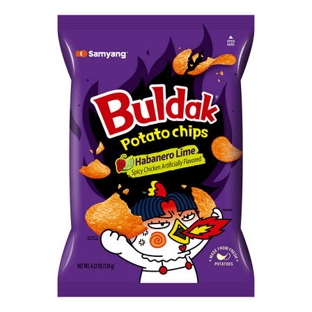 Buldak Habanero Lime Potato Chips