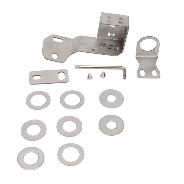 Soporte de antena universal de acero inoxidable para Land Cruiser LC200, posición de conducción auxiliar principal, color plateado