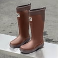 thumbnail image 2 of YLYL Women's Knee High Rain Boots Waterproof No Slip Rubber Sole Outdoor Work Garden Mud Boots, 2 of 5