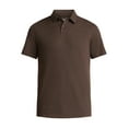 thumbnail image 5 of George Men's & Big Men's Double Knit Polo Shirt with Short Sleeves, Sizes S-3XL, 5 of 5
