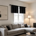thumbnail image 6 of Dyegold Curtains Blackout Curtains Room Decor 2 Pack Waterproof Sunshade Curtain Half Curtain for Door Coffee Kitchen Sink Cabinet Two Sided Non Glossy Nylon Pole Curtain, 6 of 6