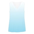 thumbnail image 6 of Blczomt Blue Womens Blouses Casual Trendy V Neck Tshirts Dressy Summer Tank Womens Blouse,XXL, 6 of 6
