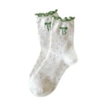 thumbnail image 3 of MOJOGO Socks for Men Striped Socks Rainbow Cuff Socks Breathable Cotton Crew Socks Free Size, 3 of 3