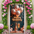 thumbnail image 5 of Balloons Banner Glitter Champagne Celebration Backdrop for Birthday Party Indoor Decor Photo Prop, 5 of 7