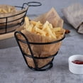 thumbnail image 6 of French Fries Basket Portable Stainless Steel Chips Mini Frying Basket Strainer Fryer Kitchen Cooking Chef Mesh Basket Colander, 6 of 6