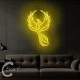 thumbnail image 3 of C-CRAFT Firebird Eagle Neon Led Light Up 25 inch for Home Bar Bedroom Wall Decor, 3 of 5