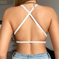 thumbnail image 5 of Iugvhana Seamless Bras for Women Open Back Wireless Bra Full Coverage Push-Up Bra Adjustable Straps Lifitng Comfortable Everyday Bra White L, 5 of 6