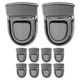thumbnail image 1 of Shisuyan 10 Sets Diy Bag Hardware Lock Fasteners For Handbags Purse Clasp Hardware Bag Making Lock Iron Purse Fastener Set Purse Locks For Handbags, 1 of 9