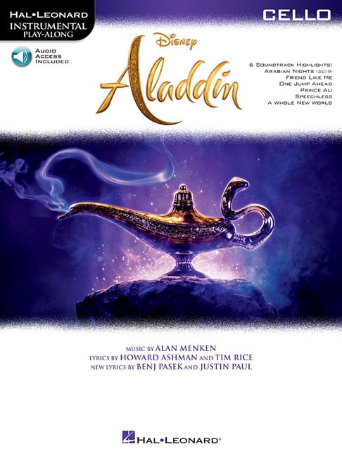 Aladdin Instrumental Play Along Series For Cello Other Walmart Com