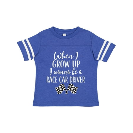 

Inktastic Future Race Car Driver Childs Gift Toddler Boy Girl T-Shirt