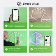 Nanoleaf Lines 60 Degrees Smarter Kit - Smart LED Wall Light Lines - 9pk