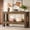 Brown, variant on Finmind 62.99'' Wood Console Table: 2-Tier Entryway Sofa Table, Stylish Farmhouse Design with Plenty of Storage Space
