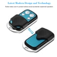 thumbnail image 3 of Remote Controller,Door 4 Buttons 4 Buttons Push Rf Remote Itead Cover Remote Rf Wall Switch And Push Cover Remote Itead Wirel Door And Wirel Switch Tx Remote Silver, 3 of 7