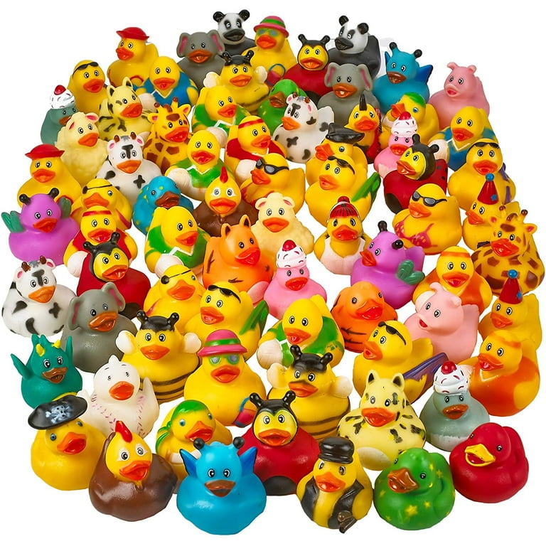 Mini Rubber Ducks Bath Duck Funny Rubber Ducks 2 Inch Assortment