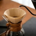 thumbnail image 6 of Pour Over Coffee Filters Fan Shaped Paper Cone, Natural Unbleached Coffee Filter Papers for Drip Brewing, Compatible with Most Coffee Makers, 6 of 6
