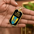 thumbnail image 5 of Awesome dog tag for 4th Cavalry regiment - Graphic Military Dog Tag Necklace (Optional Personalized Engraving), 5 of 5