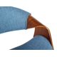 thumbnail image 4 of Silla Armen Living Butterfly de mediados de siglo, tela azul nogal, 4 of 9