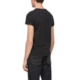 thumbnail image 3 of s.Oliver Camiseta para hombre: básica, cuello redondo, algodón, lisa Negro L (Large), 3 of 4