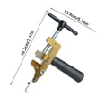 thumbnail image 3 of Glass Tile Cuttter with Tungsten Steel , 2-in-1 Manual Tile Cutter Tool with Breaking Pliers, Glass Cutter Hand Tool for DIY Home Improvement & Construction, 3 of 8