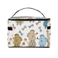 thumbnail image 3 of Yiaed Cartoon Poodle Dog Print Makeup Bag Travel Cosmetic Bags for Women Girls Zipper Pouch Makeup Organizer, 3 of 4